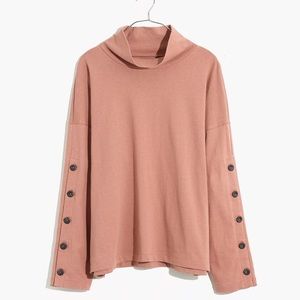 NWT Madewell button sleeve top